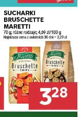 Sucharki Bruschette Maretti promocja w Stokrotka