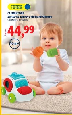 Zestaw do zabawy z klockami Clemmy promocja w Lidl