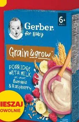 Kaszka Gerber for Baby Grain & grow promocja w Kaufland