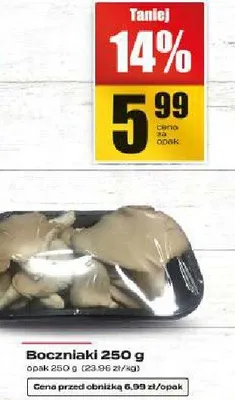 Boczniaki promocja w Supeco