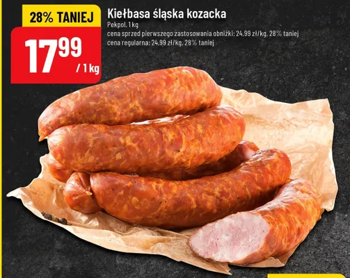 Kiełbasa śląska kozacka promocja w POLOmarket