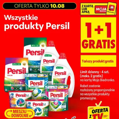 Żel do prania Persil Color Gel Deep Clean promocja w Biedronka