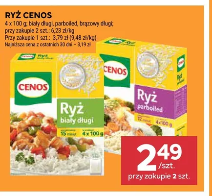 Ryż Cenos biały długi promocja w Stokrotka