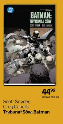 Komiks Trybunał Sów. Batman Scott Snyder Greg Capullo promocja w Empik