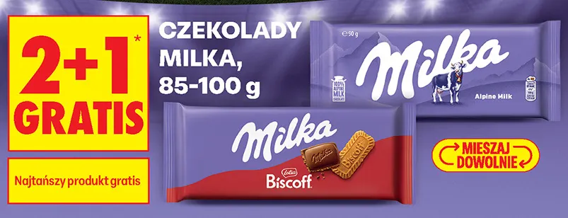 Czekolada Milka Biscoff promocja w Biedronka