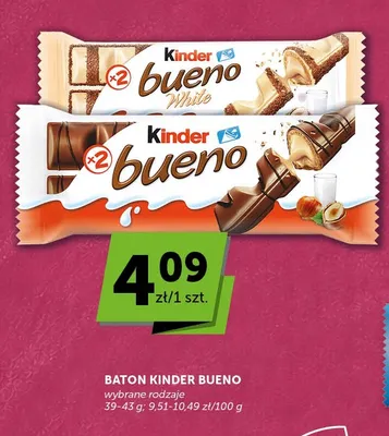 Baton Kinder Bueno White promocja w Euro Sklep