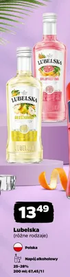 Napój alkoholowy Lubelska Grejpfrutowa promocja w Netto