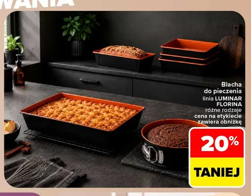 Blacha do pieczenia linia Luminar Florina promocja w Carrefour