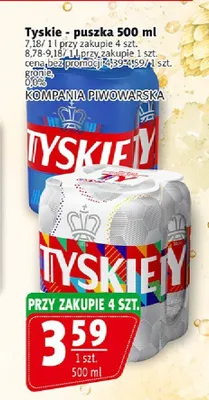 Piwo Tyskie Gronie promocja w Prim Market