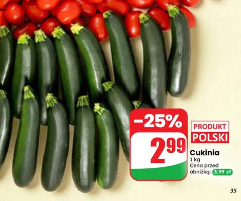 Cukinie promocja w Dino