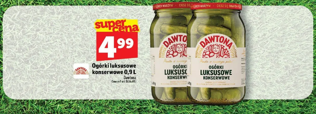 Ogórki luksusowe konserwowe promocja w TOPAZ