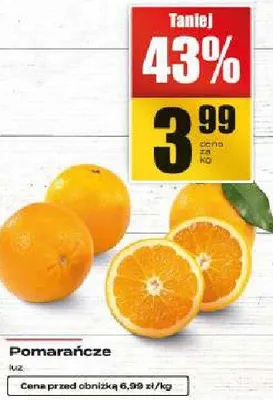 Pomarańcze promocja w Supeco