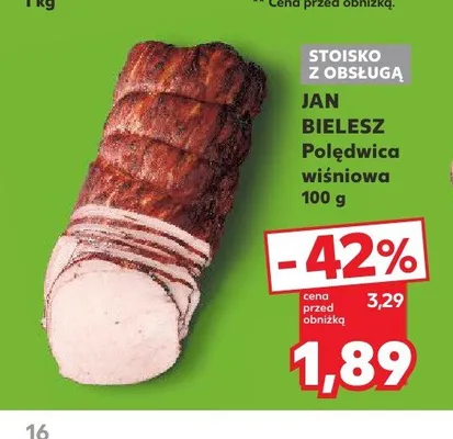 Połędwica wiśniowa Jan Bielesz promocja w Kaufland