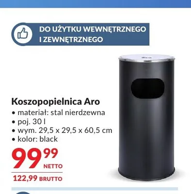 Koszopopielnica Aro promocja w Makro