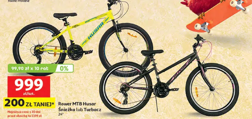 Rower MTB Turbacz promocja w Auchan