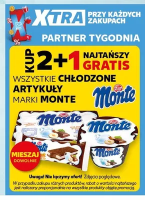 Chłodzone artykuły marki Monte promocja w Kaufland