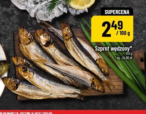 Szprot wędzony promocja w POLOmarket