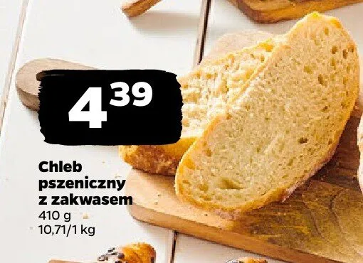 Chleb pszenniczny z zakwasem promocja w Netto