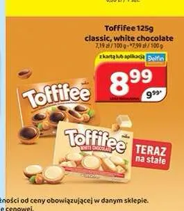 Czekoladki Toffifee white chocolate promocja w Delfin