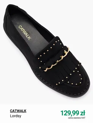 Buty damskie lordsy Catwalk promocja w Deichmann