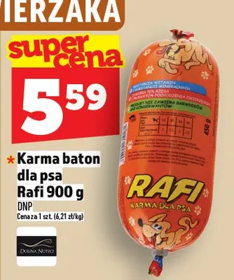 Karma baton dla psa Rafi promocja w TOPAZ