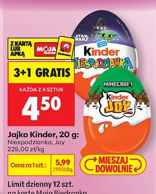 Jajko Niespodzianka promocja w Biedronka