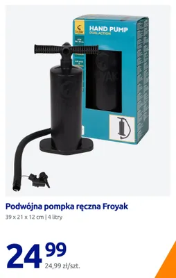 Podwójna pompka ręczna Froyak 4 l promocja w Action