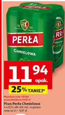 Piwo Chmielowa promocja w Auchan