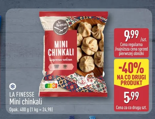 Mini chinkali La Finesse promocja w Aldi