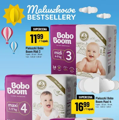 Pieluszki Midi 3 promocja w POLOmarket