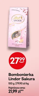 Bombonierka Lindt Lindor Sakura promocja w Żabka