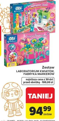 Zestaw LABORATORIUM KWIATÓW FABRYKA MARKERÓW DUMEL promocja w Carrefour