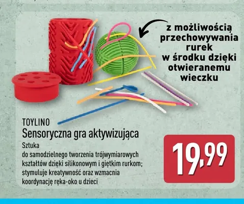 Sensoryczna gra aktywizująca TOYLINO promocja w Aldi