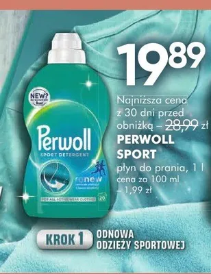 Płyn do prania Perwoll Sport promocja w Super-Pharm