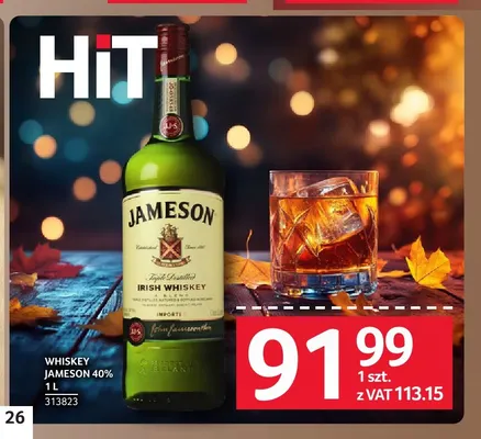 Whiskey Jameson promocja w Selgros
