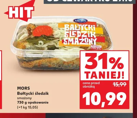Bałtycki śledzik smażony Mors promocja w Kaufland