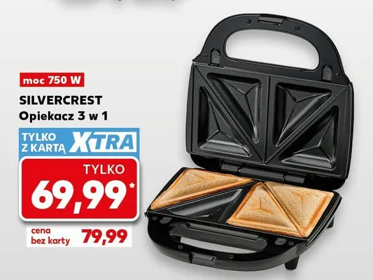 Opiekacz 3 w 1 Silvercrest promocja w Kaufland