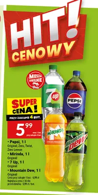 Napój gazowany Pepsi Twist promocja w Twój Market