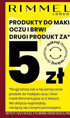 Produkty do makijażu oczu i brwi RIMMEL promocja w Drogerie Natura