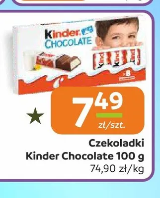 Czekoladki świąteczne mikołaj Kinder chocolate promocja w Społem Częstochowa