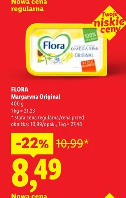 Margaryna Original Flora promocja w Lidl