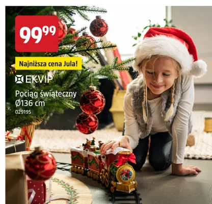 Pociąg świąteczny Ø136 cm Ekvip promocja w Jula