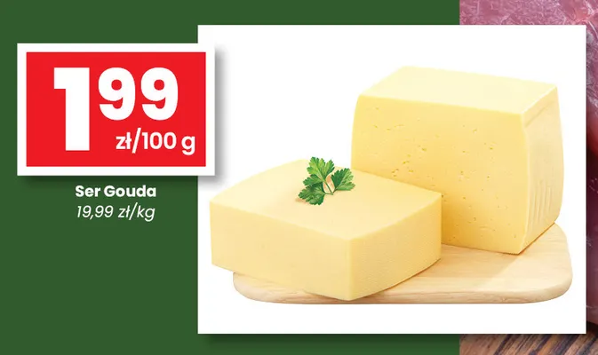Ser gouda w kostce promocja w emma MARKET