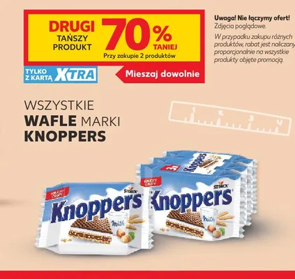 Wafle marki Knoppers promocja w Kaufland