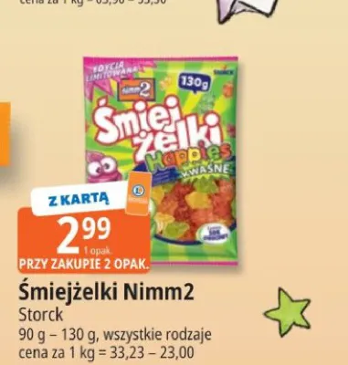 Śmiejżelki Nimm2 promocja w Leclerc