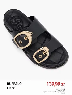 Klapki Buffalo promocja w Deichmann