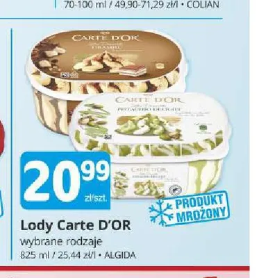 Lody Carte D'OR promocja w Marketvita