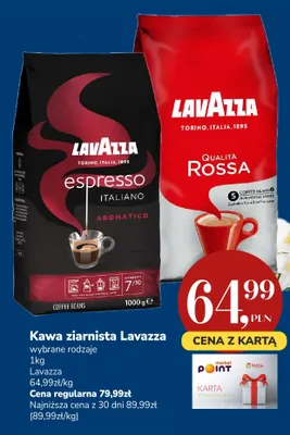 Kawa ziarnista Lavazza Qualità Rossa promocja w Market Point