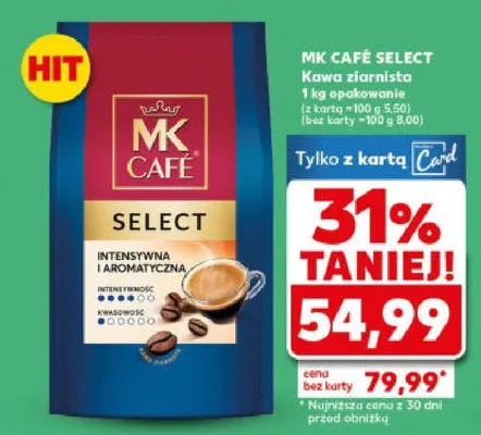 Kawa ziarnista promocja w Kaufland