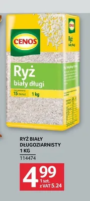 Ryż biały długoziarnisty Cenos promocja w Selgros